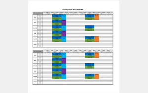 planning des vacances de février